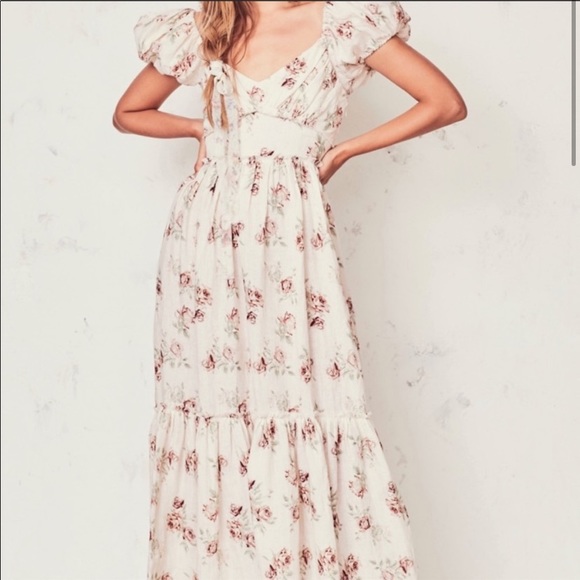 ❗️SOLD❗️LoveShackFancy Angie Floral Maxi Dress - Picture 3 of 8
